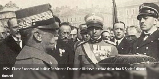 1924 - Fiume è annessa all'Italia (101 anni fa)