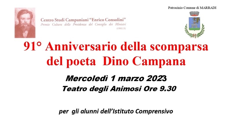 Anniversario Dino Campana