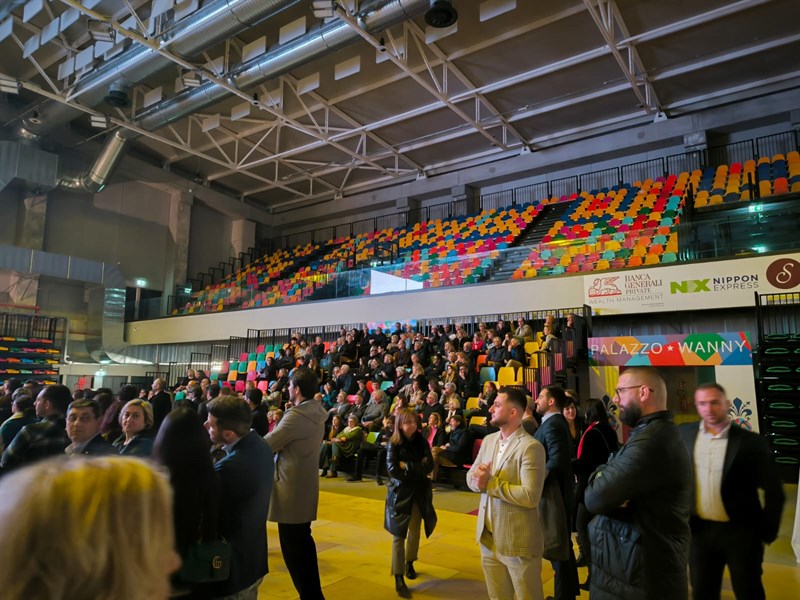 L'interno del Pala Wanny