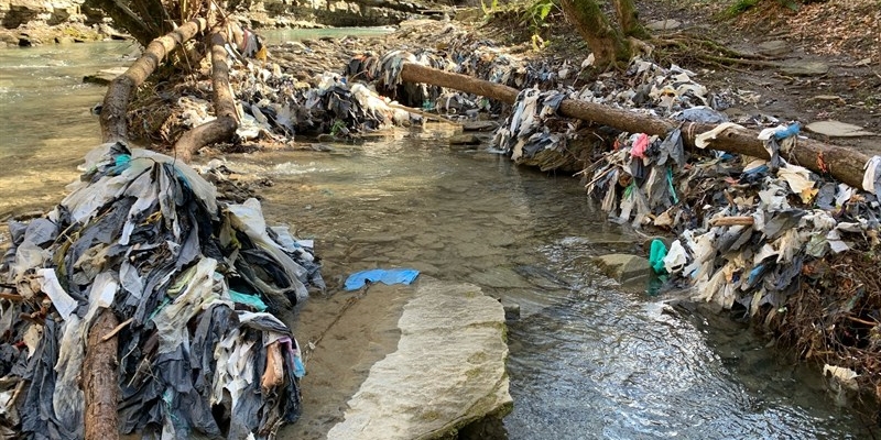 Alcune immagini della discarica