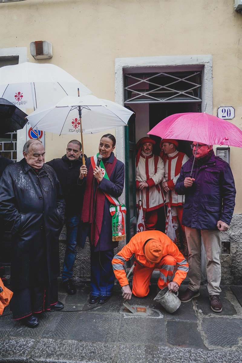 Posa delle pietre d'inciampo