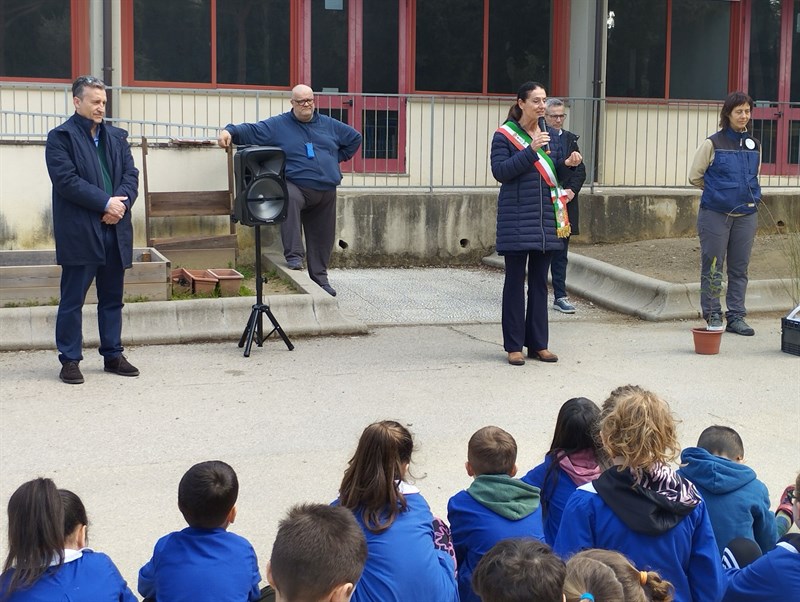 Un momento della  cerimonia