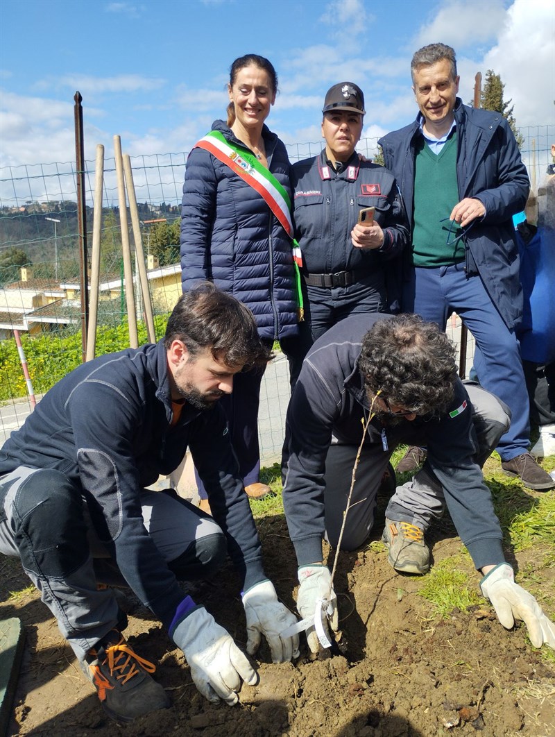 Un momento della  cerimonia