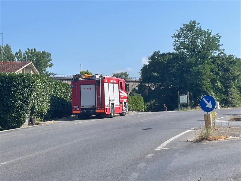 La zona dell'accaduto