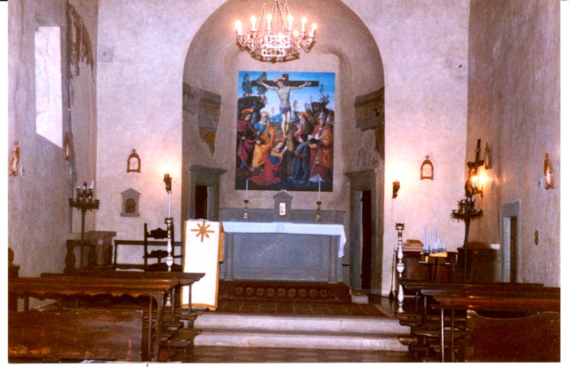 Interno della Chiesa di Sant’Andrea a Camoggiano