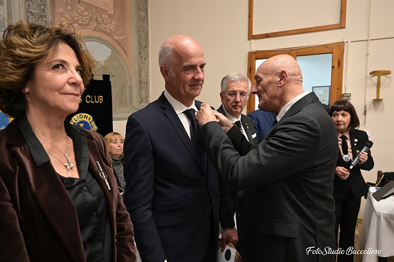 Il neo socio del Lions Club Mugello Cesare Poli 