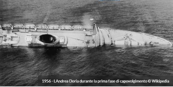 1956 - Tragedia dell' Andrea Doria (68 anni fa):