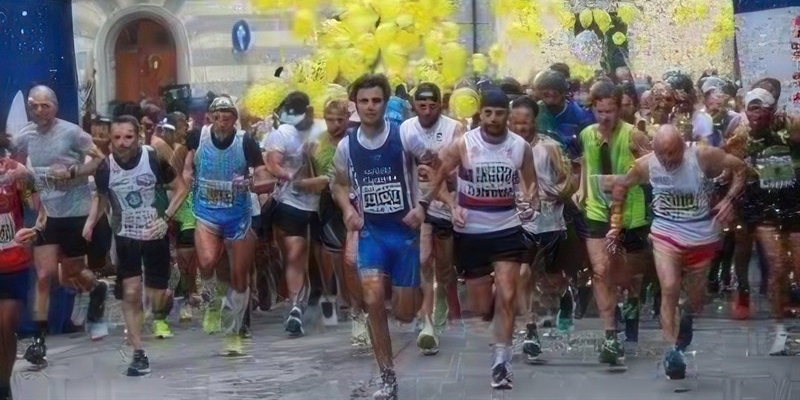 Una delle precedenti maratone 