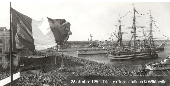 1954 - Trieste torna all'Italia