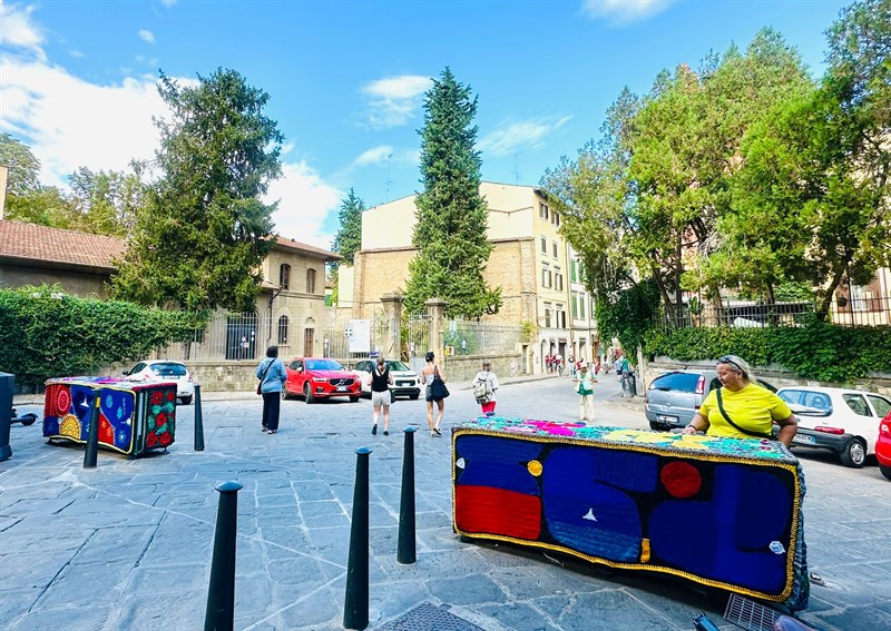 L'installazione di street arti di Vania Focardi