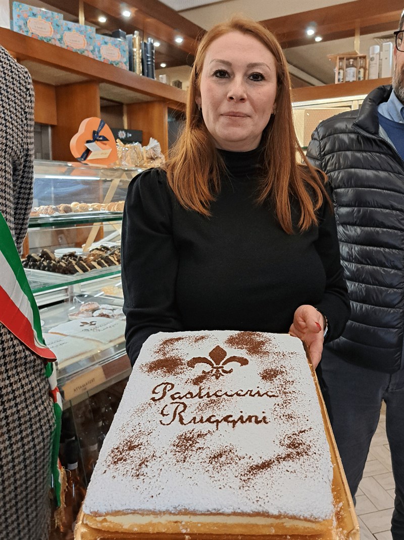 Anche il Comune di Pontassieve premia la Schiacciata alla Fiorentina della Pasticceria Ruggini