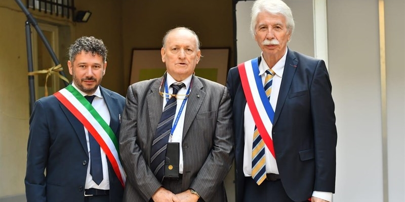 Un momento della cerimonia