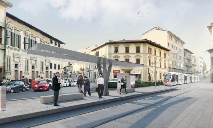 rendering di piazza Ravenna