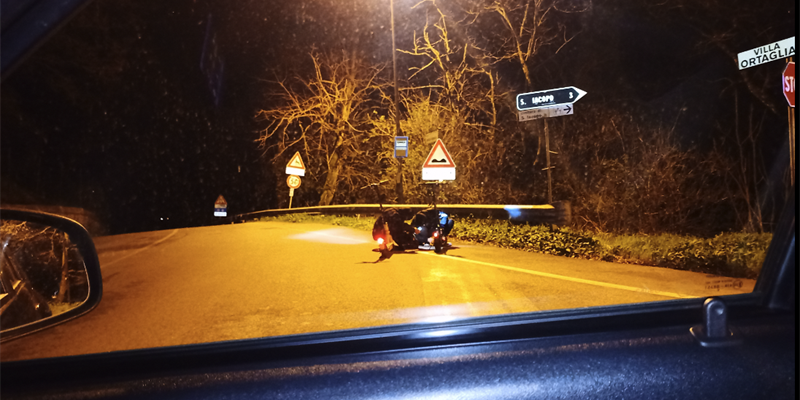 La foto inviata dal lettore