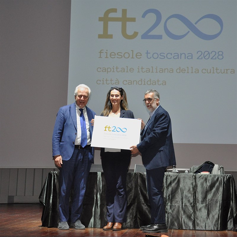 La sindaca col presidente della regione presentano la candidatura di Fiesole