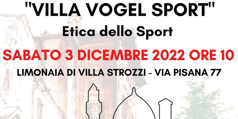 Locandina  premio Villa Vogel Sport