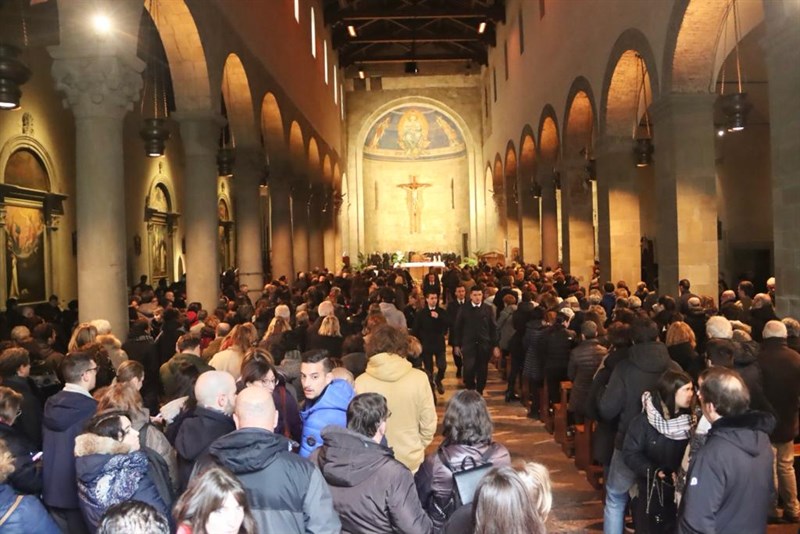 I funerali a Borgo San Lorenzo