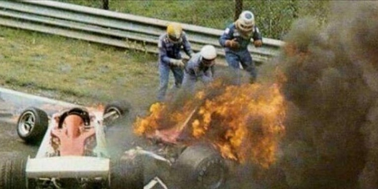 1976 - Drammatico incidente per Niki Lauda