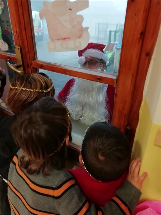 Babbo Natale alla scuola di Caselline