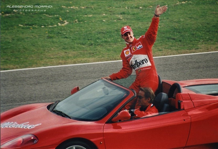 Ottobre 2000. Schumacher al Mugello