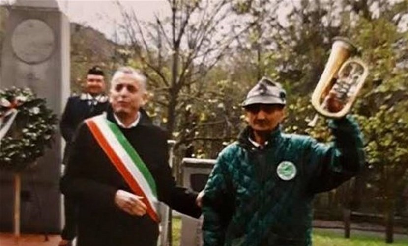 Alfredo Ferretti (a destra nella foto) con l'ex sindaco Claudio Scarpelli