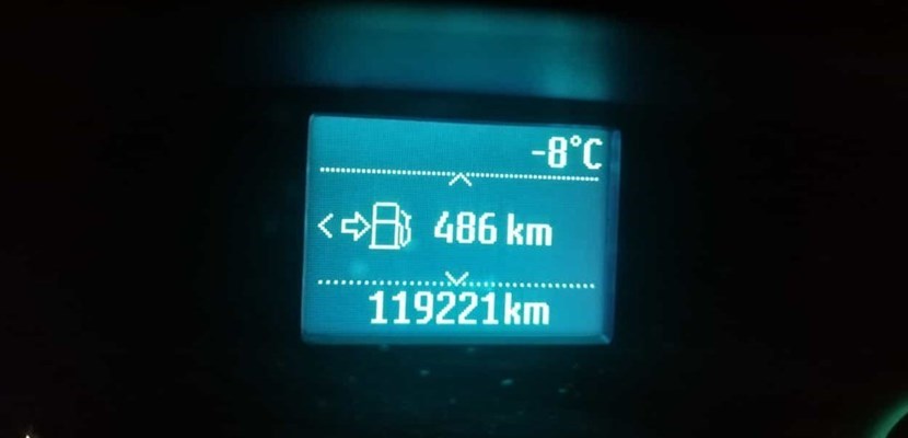 -8 Temperatura record stamani