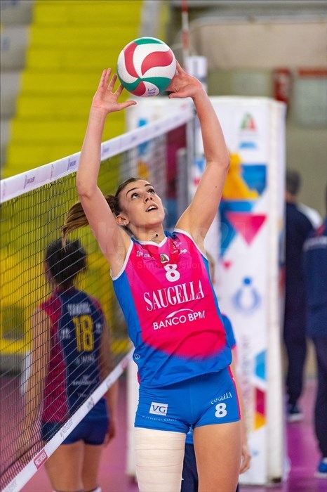 La palleggiatrice della Saugella Monza Alessia Orro (8).
