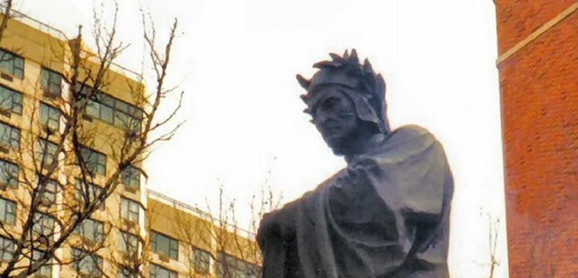 La statua di Dante a New York. Ettore Ximenes (1855–1926)