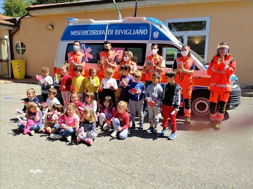 La bella esperienza dei volontari della Misericordia di Bivigliano alla scuola di Caselline