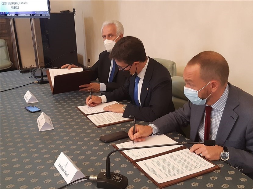 nardella fossi e giani firmano l'intesa