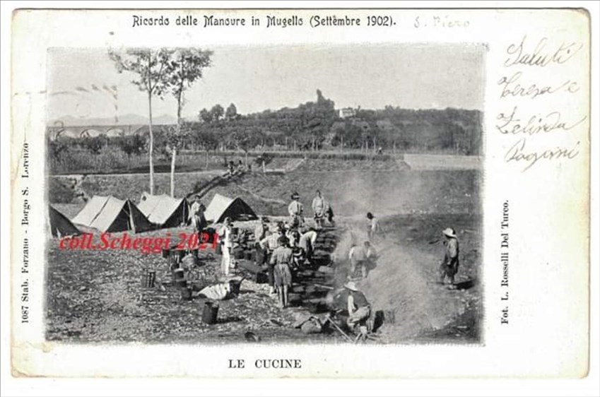 Manovre in Mugello. 1902