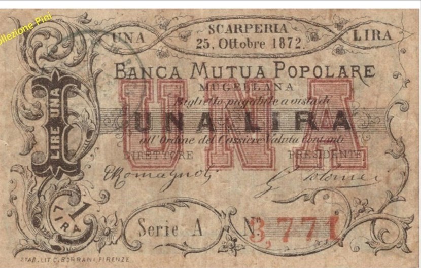 Moneta fiduciaria in Mugello