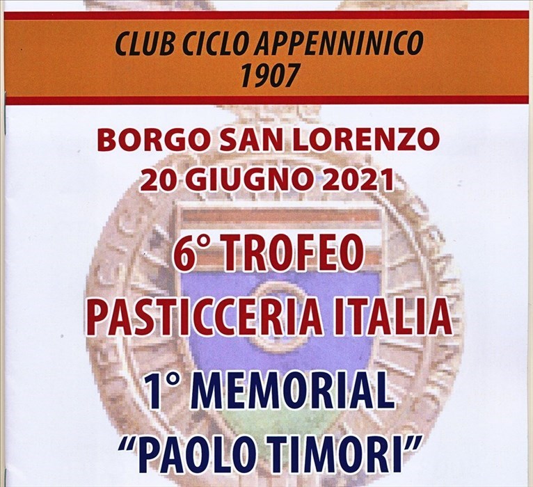La locandina del Trofeo Bar Pasticceria Italia e Memorial “Paolo Timori”