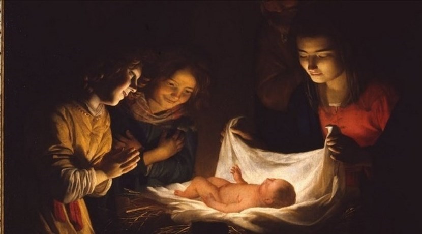 Gherardo delle Notti (Gerrit van Honthorst, Utrecht 1590-1656) Adorazione del Bambino