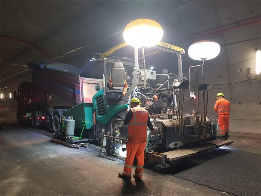 Completamento lavori di asfaltatura