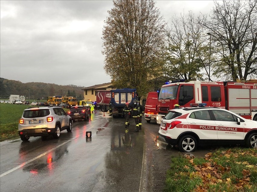 La foto dei soccorsi