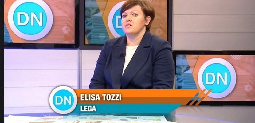 Elisa Tozzi in trasmissione