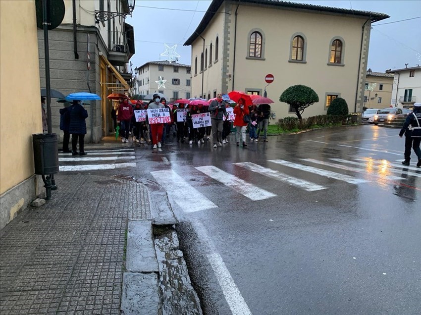 Il flash mob a Borgo