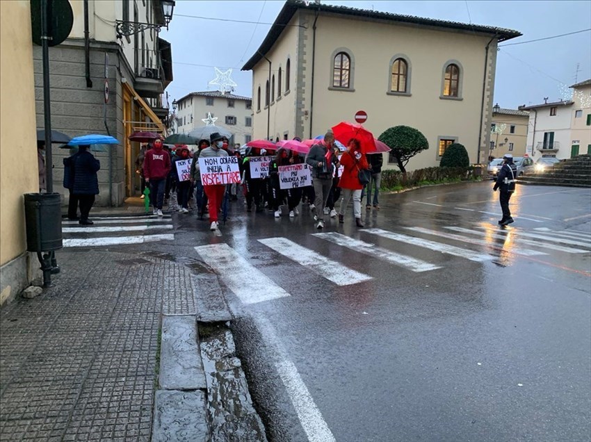 Il flash mob a Borgo