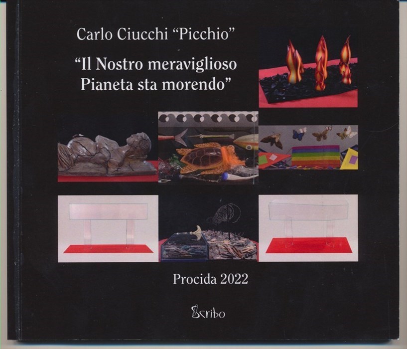 Il frontespizio del libro-catalogo della mostra di Carlo Ciucchi a Procida