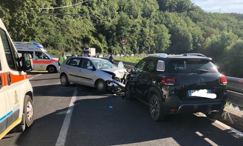 Incidente stradale in località Casini
