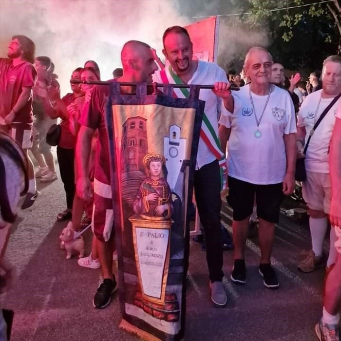 Il palio e la serata