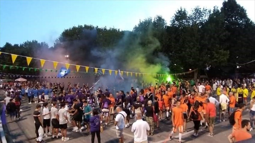 Il palio e la serata