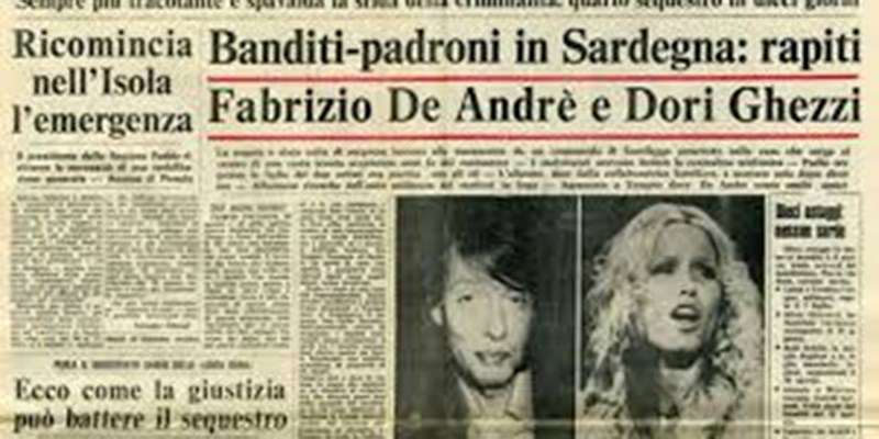 1979, rapiti Fabrizio De Andrè e Dori Ghezzi