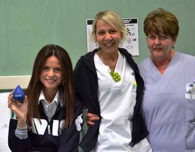 La Borghigiana Eleonora Cortini, professoressa de 'L'Eredità' testimonial di Avis Mugello. Foto...