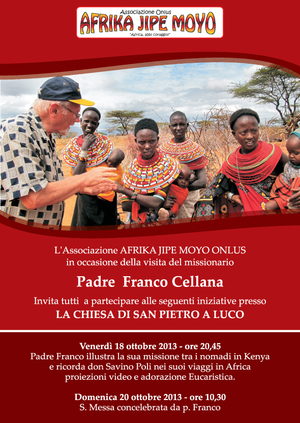 Padre Cellana. A Luco una storia dalle missioni del Kenia