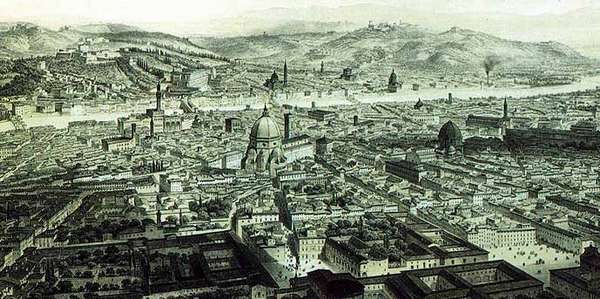 Firenze capitale . Storia e trasformazioni, riflessione