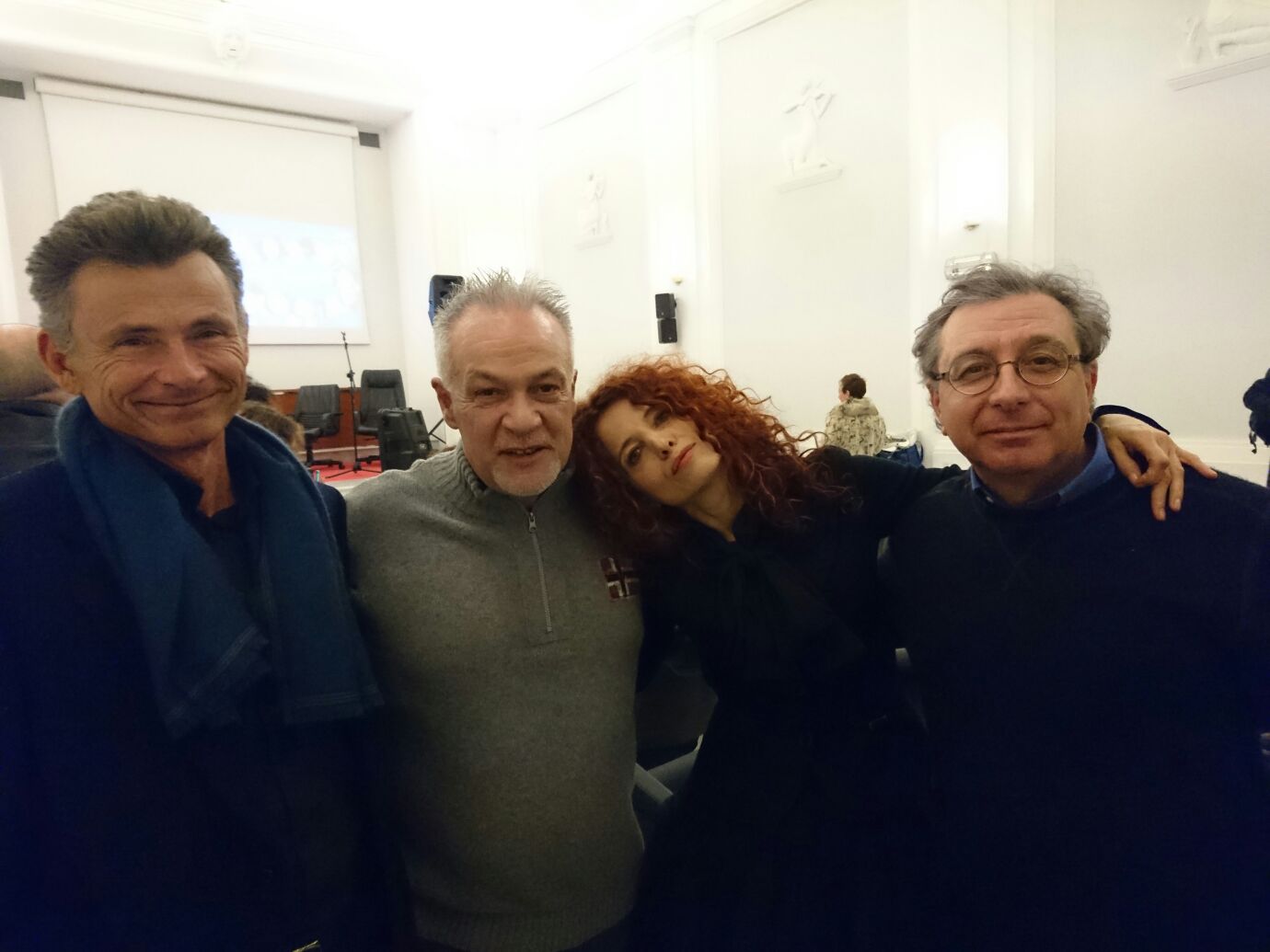 Carlo Bellincampi, Ezio Alessio Gensini, Rossella Seno e Leonardo Santoli ©Claudia Fiorelli