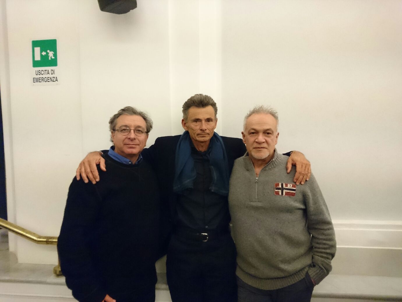Gli autori Leonardo Santoli, Carlo Bellincampi e Ezio Alessio Gensini ©Claudia Fiorelli