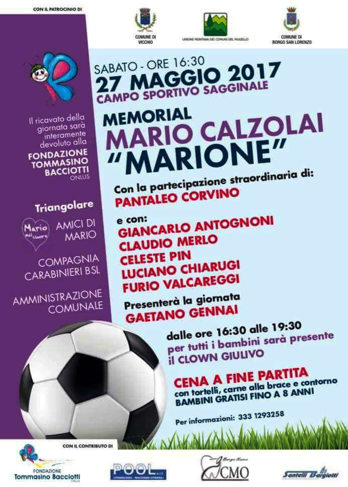 Memorial Mario Calzolai “ Marione ” a Sagginale